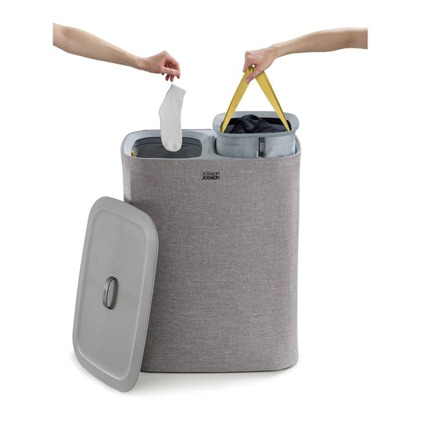 Skalbinių krepšys 45 l + 45 l Tota - Joseph Joseph-image-2