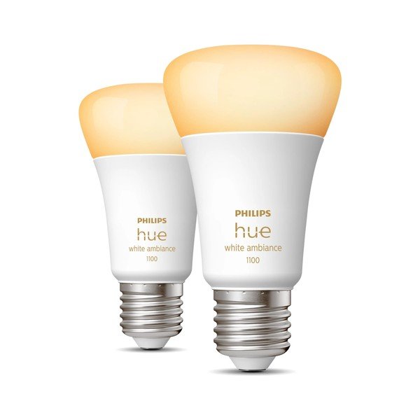 LED lemputės 2 vnt. 11 W E27, White ambiance – Philips Hue-image-1