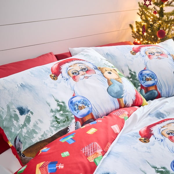 Dvigulė patalynė 200x200 cm Retro Santa – Catherine Lansfield-image-3