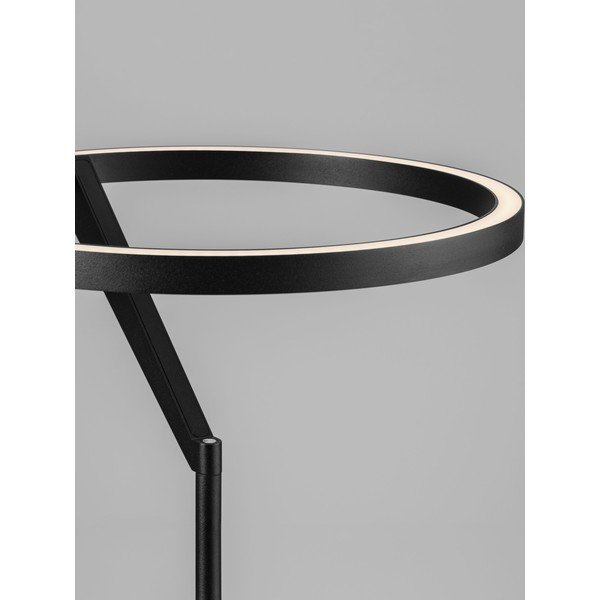 Matinės juodos spalvos iš aliuminio pastatomas šviestuvas LED su pritemdymo funkcija (aukštis 168 cm) Tilia – Nova Luce-image-4