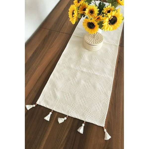 Iš organiškos medvilnės stalo takelis 40x130 cm – Mila Home-image-3