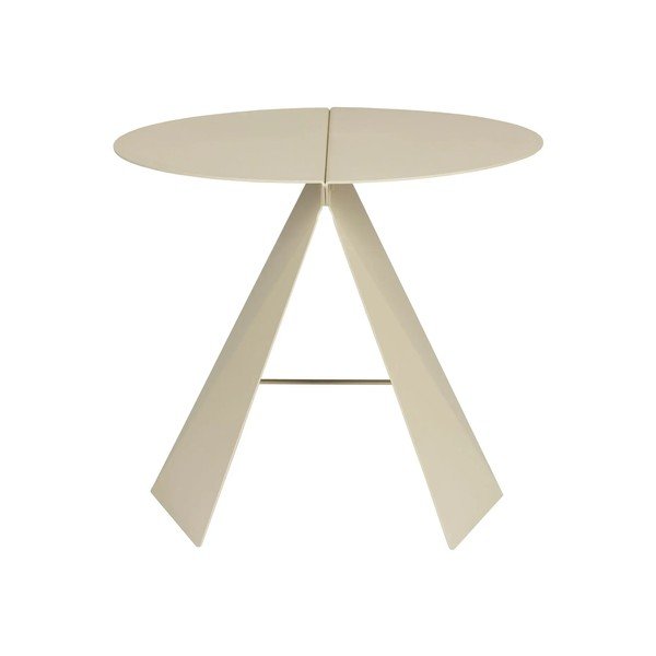 Iš metalo apvalios formos šoninis stalas 45x46 cm Foldy – Zuiver