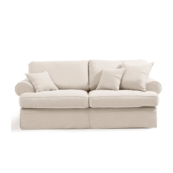 Kreminė trijų vietų sofa "Max Winzer Hermine