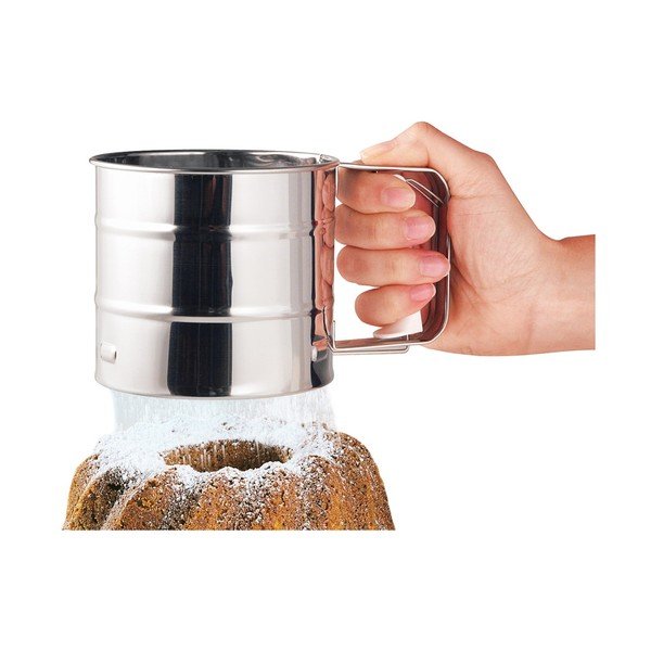 Nerūdijančio plieno sietuvas miltams Zenker Bake-image-1
