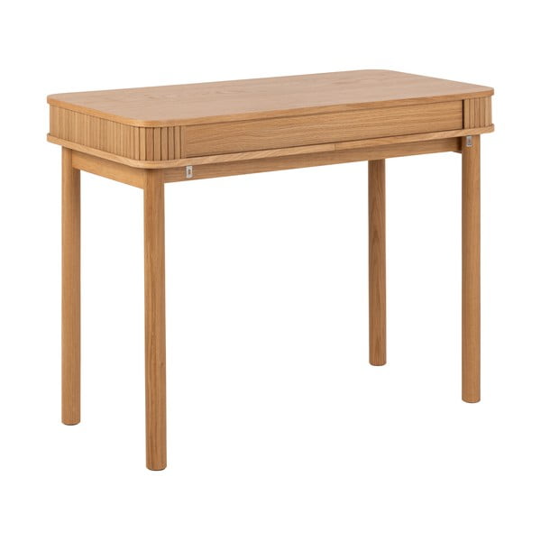 Rašomasis stalas iš ąžuolo 50x100 cm Langley – Actona-image-3