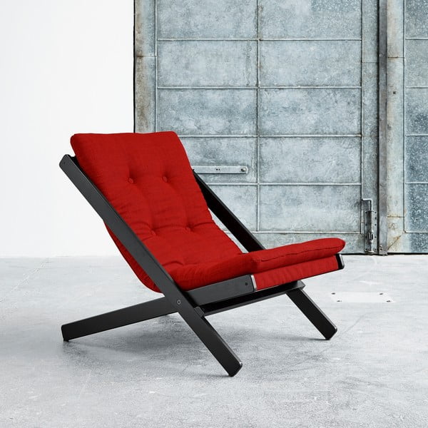 "Karup Boogie" sulankstoma kėdė juoda/raudona