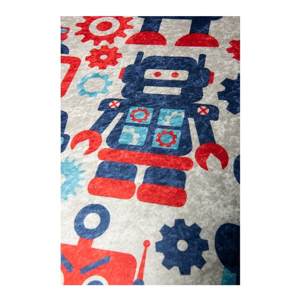 Vaikiškas kilimas Robotas, ⌀ 140 cm-image-3