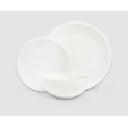18 dalių baltų porcelianinių indų rinkinys Bonami Essentials Purita
