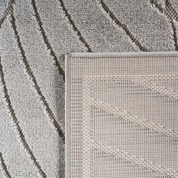 Sidabrinės spalvos apvalios formos lauko ir vidaus kilimas ø 120 cm Nova 1203 – Ayyildiz Carpets-image-4