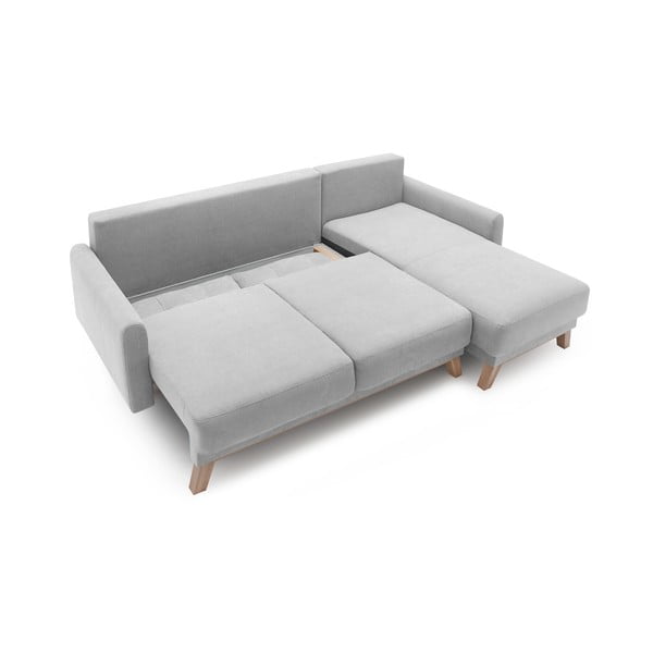 Pilka sofa lova Bobochic Paris Balio, dešinysis kampas-image-3