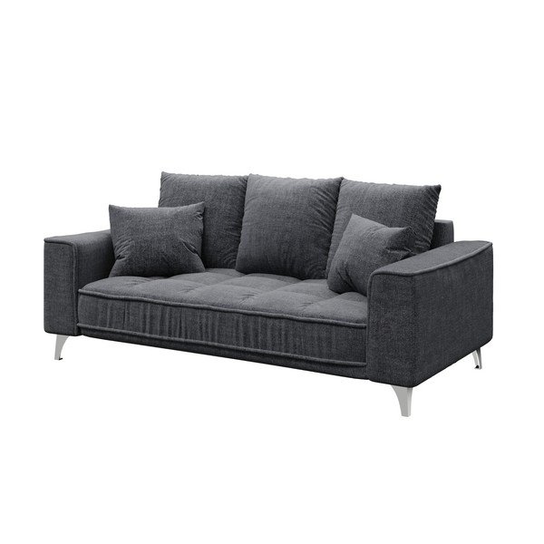 Tamsiai pilka sofa Devichy Chloe, 204 cm-image-2