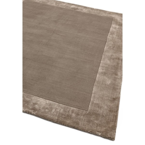 Rankų darbo iš vilnos mišinio kilimas rudos spalvos 80x150 cm Ascot – Asiatic Carpets-image-4