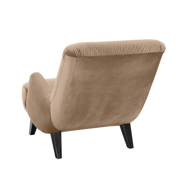 Smėlio spalvos fotelis su juodomis kojomis "Max Winzer Brandford Suede-image-1
