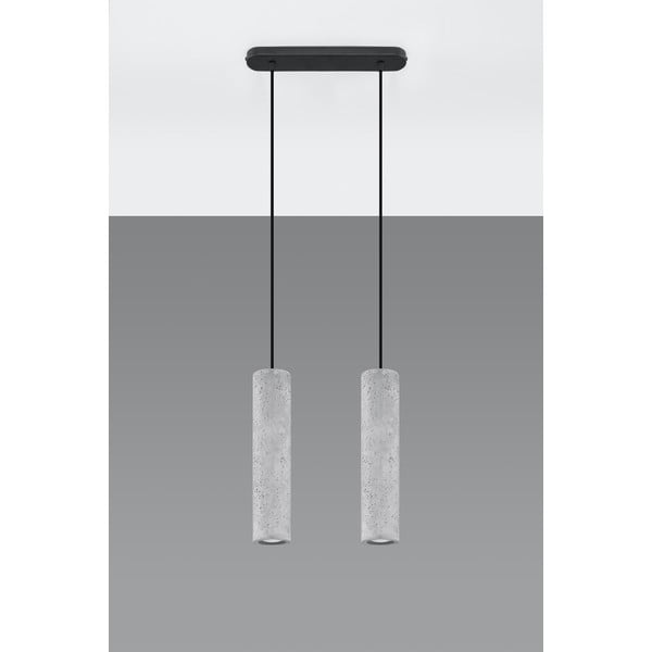 Betoninis pakabinamas šviestuvas Sollux Fadre, ilgis 34 cm-image-2