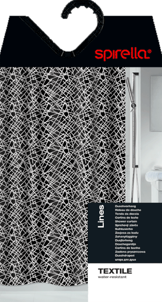 Dušo užuolaida 180x200 cm Lines – Spirella-image-2