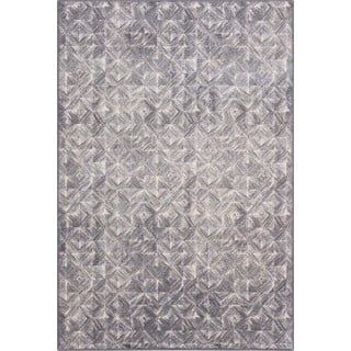 Kilimas iš vilnos pilkos spalvos 133x180 cm Moire – Agnella