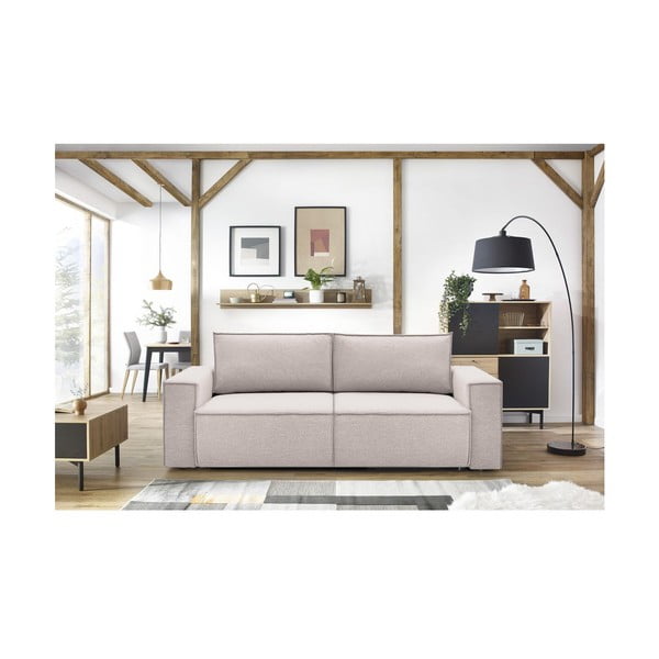 Sofa smėlio spalvos 245 cm Nihad – Bobochic Paris-image-1