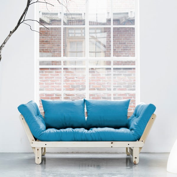 Sofa "Karup Beat Natural/Horizon Blue