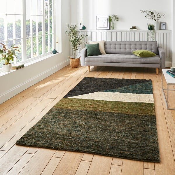 Žalias kilimas 170x120 cm Hemp - Think Rugs-image-2