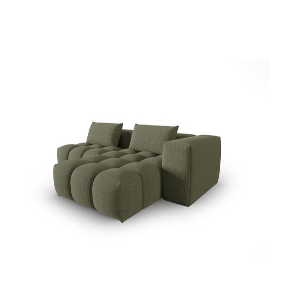 Tamsiai žalios spalvos kampinė sofa (su dešiniuoju kampu/su gultu) Verona – Cosmopolitan Design-image-4