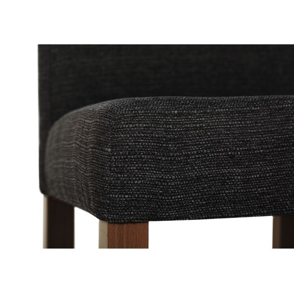 Juoda kėdė su tamsiai rudomis buko medienos kojomis Ted Lapidus Maison Tonka-image-2