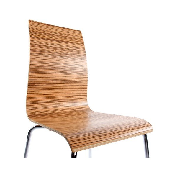 Valgomojo kėdė su sėdyne iš šviesaus medžio "Kokoon Classic Zebrano-image-3