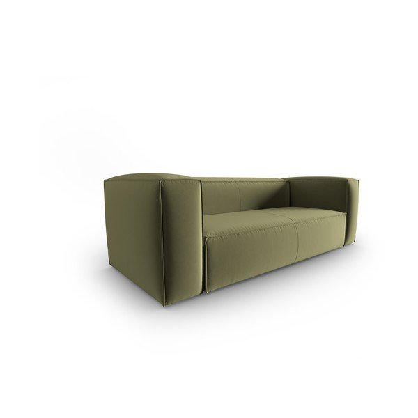 Iš velveto sofa žalios spalvos 200 cm Mackay – Cosmopolitan Design-image-2