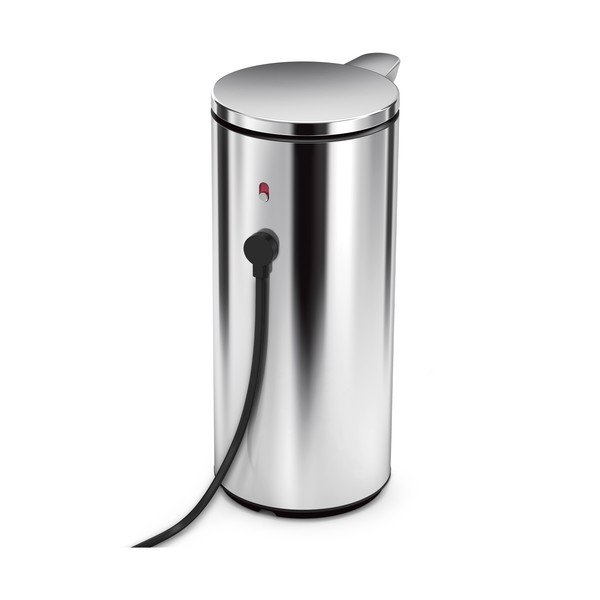 Automatinis blizgios sidabrinės spalvos iš plieno muilo dozatorius 266 ml – simplehuman-image-2