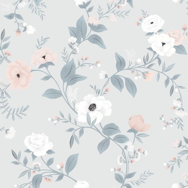 Vaikiški tapetai 10 m x 50 cm Symphony Of Roses – Lilipinso