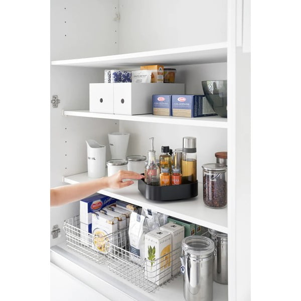 Pasukamas iš plastiko prieskonių indų organizatorius Tower – YAMAZAKI-image-2