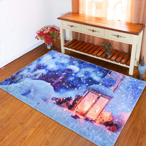 Mėlynas kilimas "Vitaus" žibintas, 80 x 150 cm