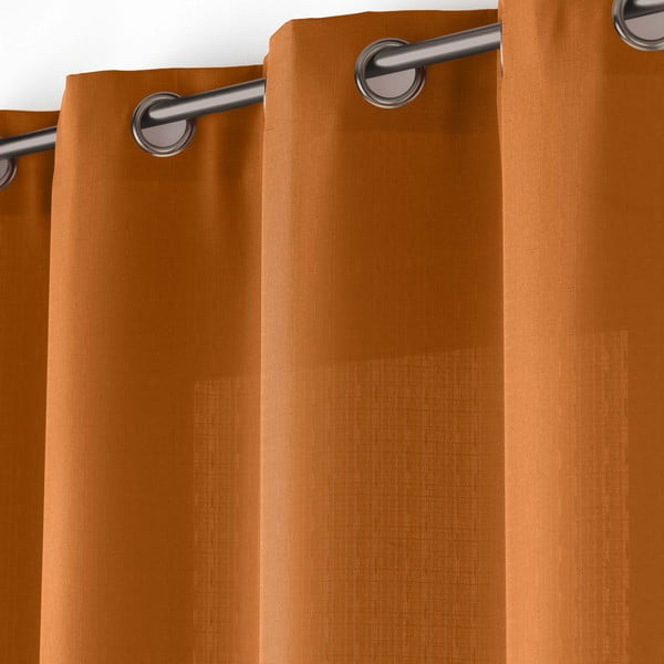 Rudos spalvos užuolaida 140x260 cm Soline – douceur d'intérieur-image-2