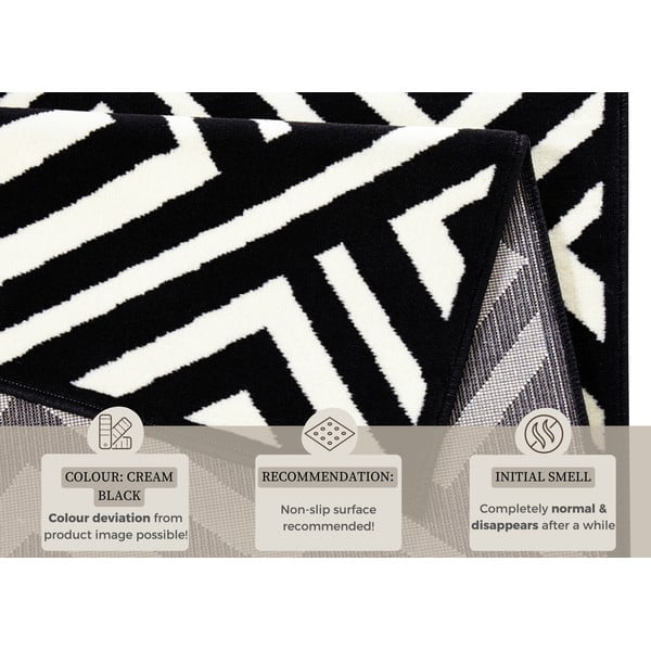 Juodos ir smėlio spalvos kilimas Zala Living Art, 140 x 200 cm-image-4