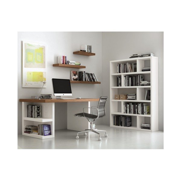 Lentyna su graikinio riešuto faneruote TemaHome Balda, 90 cm ilgio-image-4