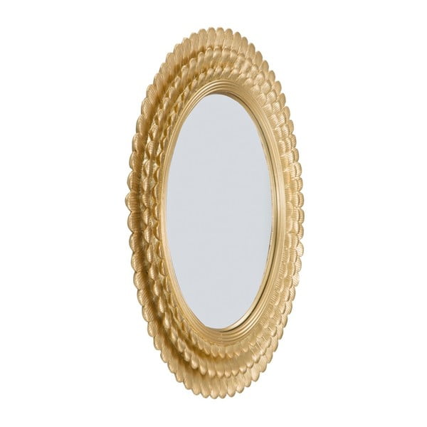 Mauro Ferretti Glam Lamin sieninis veidrodis su geležiniu rėmu, ⌀ 43 cm-image-2