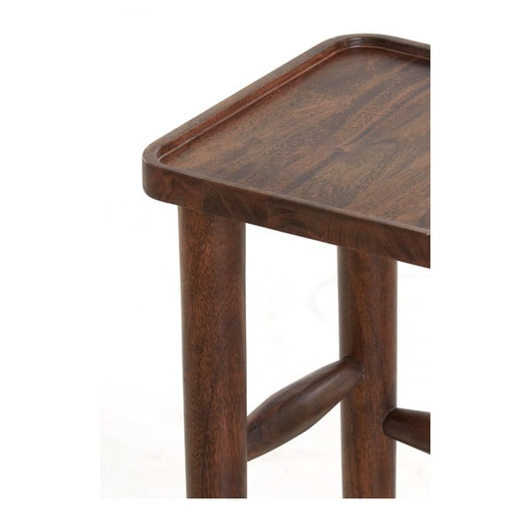 Iš akacijos masyvo šoninis stalas 42x42 cm Qiano – Light & Living-image-4