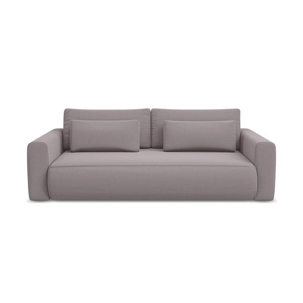 Levandų spalvos iš velveto sulankstoma/su sandėliavimo vieta sofa 238 cm Kapua – Makamii