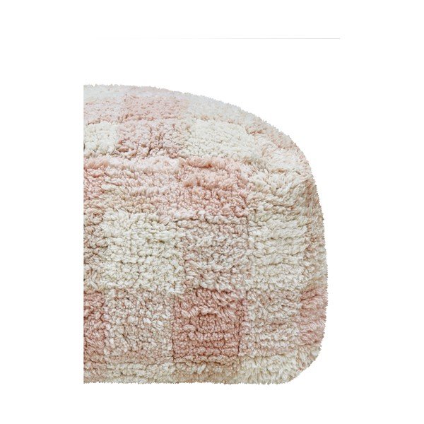Šviesiai rožinės spalvos vaikiškas pufas Vichy Rose – Lorena Canals-image-3