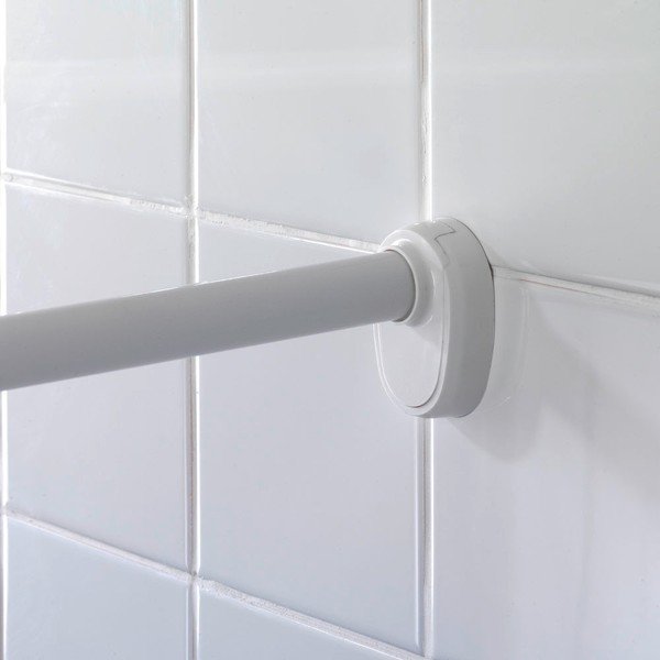 Sidabro spalvos konsolė dušo užuolaidai Wenko-image-2