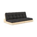Sulankstoma sofa tamsiai pilkos spalvos 196 cm Base – Karup Design