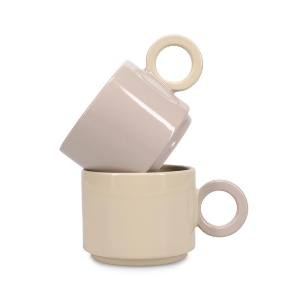 Smėlio spalvos iš molio puodelis 280 ml Lou – ONA-image-2