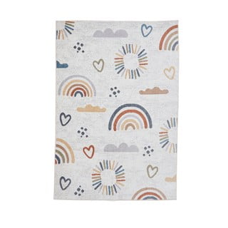 Vaikiškas kilimas kreminės spalvos 120x170 cm Vida Kids Rainbow – Think Rugs