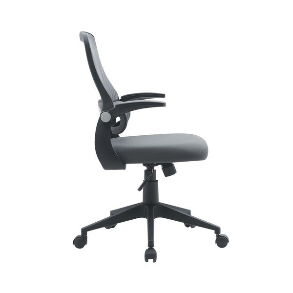 Pilkos spalvos iš audinio biuro kėdė Gilmore – Yes Everyday-image-2