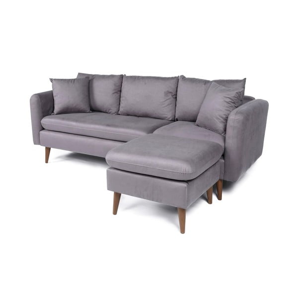 Sofa šviesiai pilkos spalvos 215 cm Sofia – Balcab Home-image-3