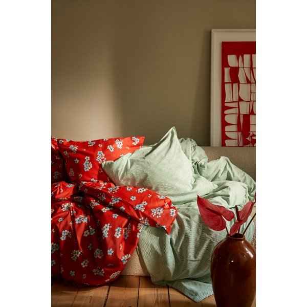 Dvigulė/itin ilga patalynė raudonos plytų spalvos iš satino medvilnės 200x220 cm Grand Pleasantly – JUNA-image-4