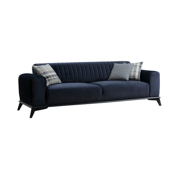 Sofa tamsiai mėlynos spalvos 220 cm Lisa – Balcab Home-image-2