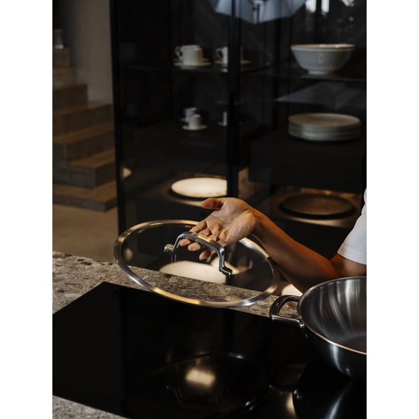 Wok keptuvė iš nerūdijančio plieno su dangčiu ø 30 cm Chili Ta – FABINI-image-4