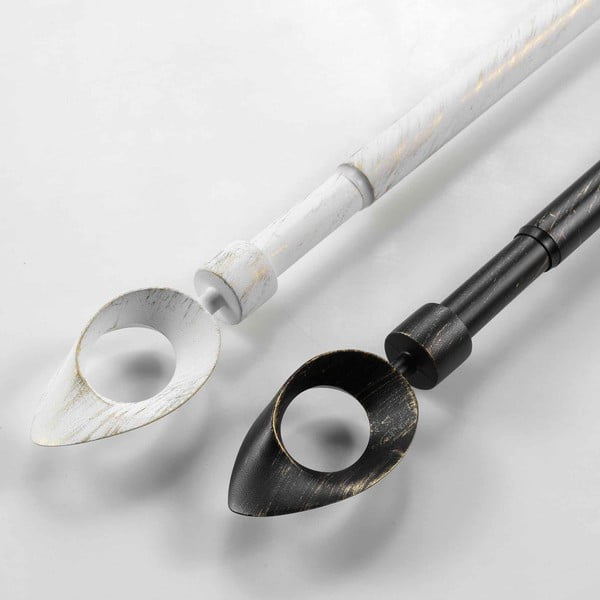 Iš metalo išplečiamas užuolaidos strypas 120 - 210 cm Ovalon – douceur d'intérieur-image-1