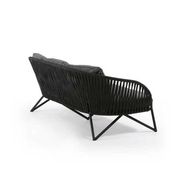 Juoda sodo sofa Kave Home Branzie-image-4