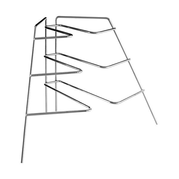 Sidabrinės spalvos iš metalo papildoma virtuvės lentyna 37x25 cm Wallis – Premier Housewares-image-1